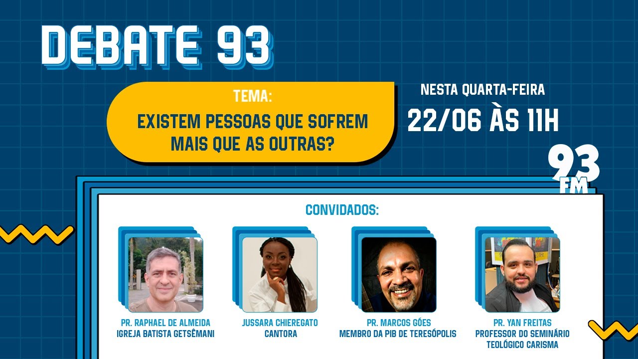 Sofrimento - Felicidade &eacute; privil&eacute;gio s&oacute; para alguns? - Debate 93 - 22/06/2022