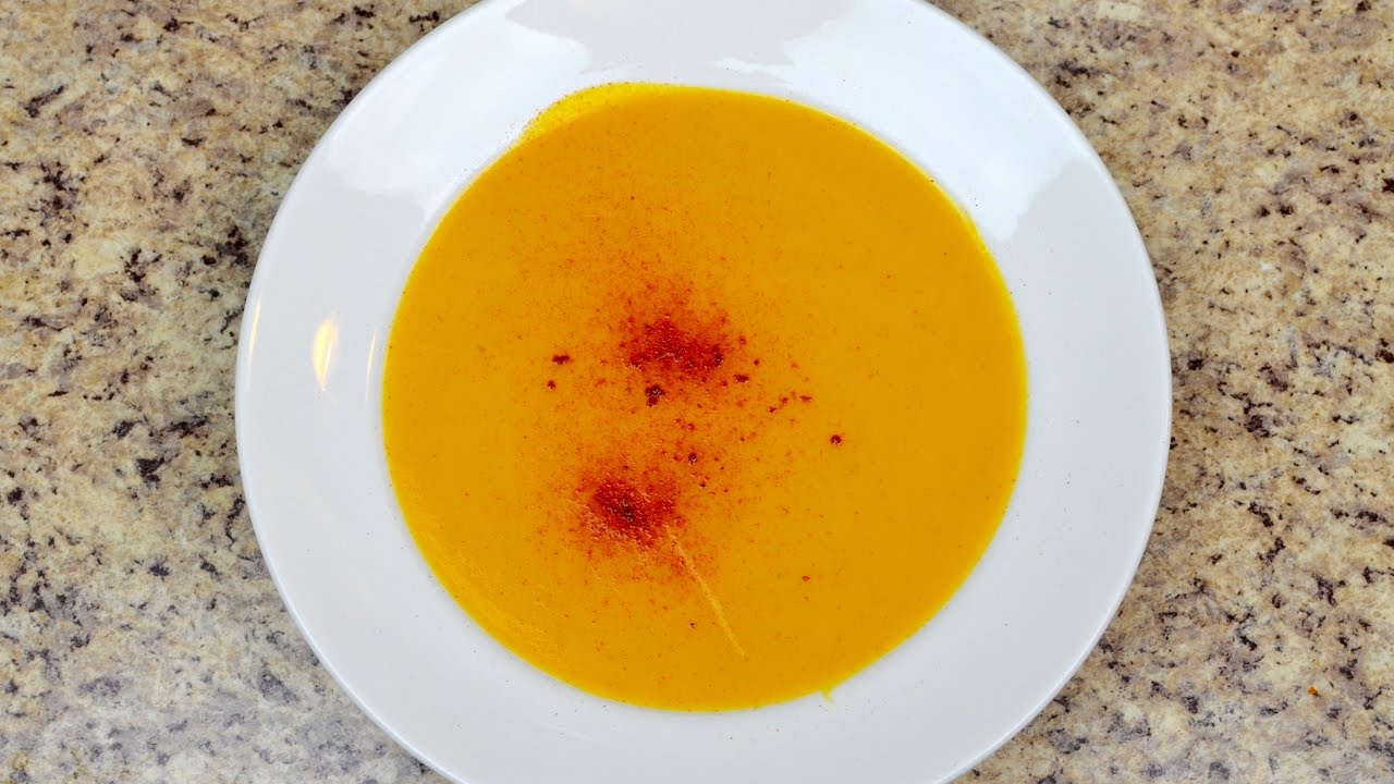 Fast Butternut Squash Soup in the pressure cooker.