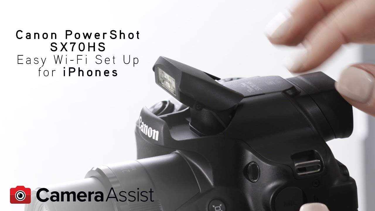 Подключите Powershot SX70 HS к iPhone через Wi-Fi