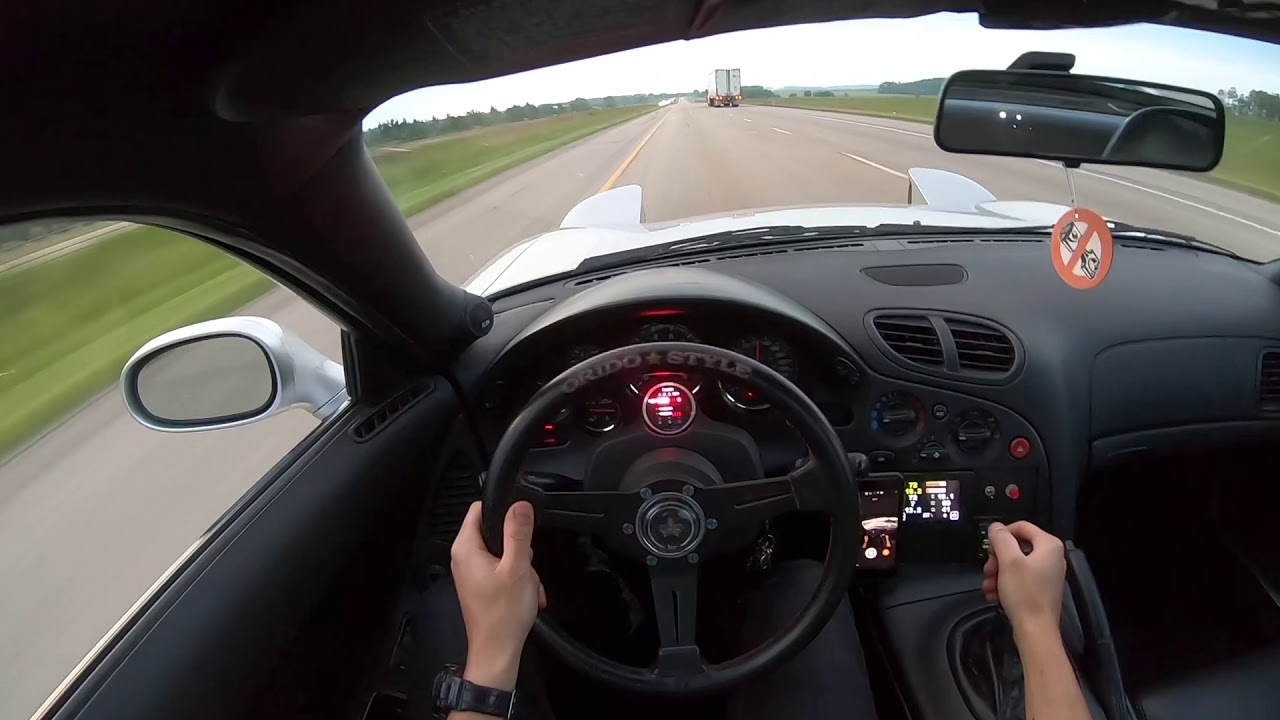 Single Turbo RX-7- Borg Warner S369SXE - Pull from In-Car