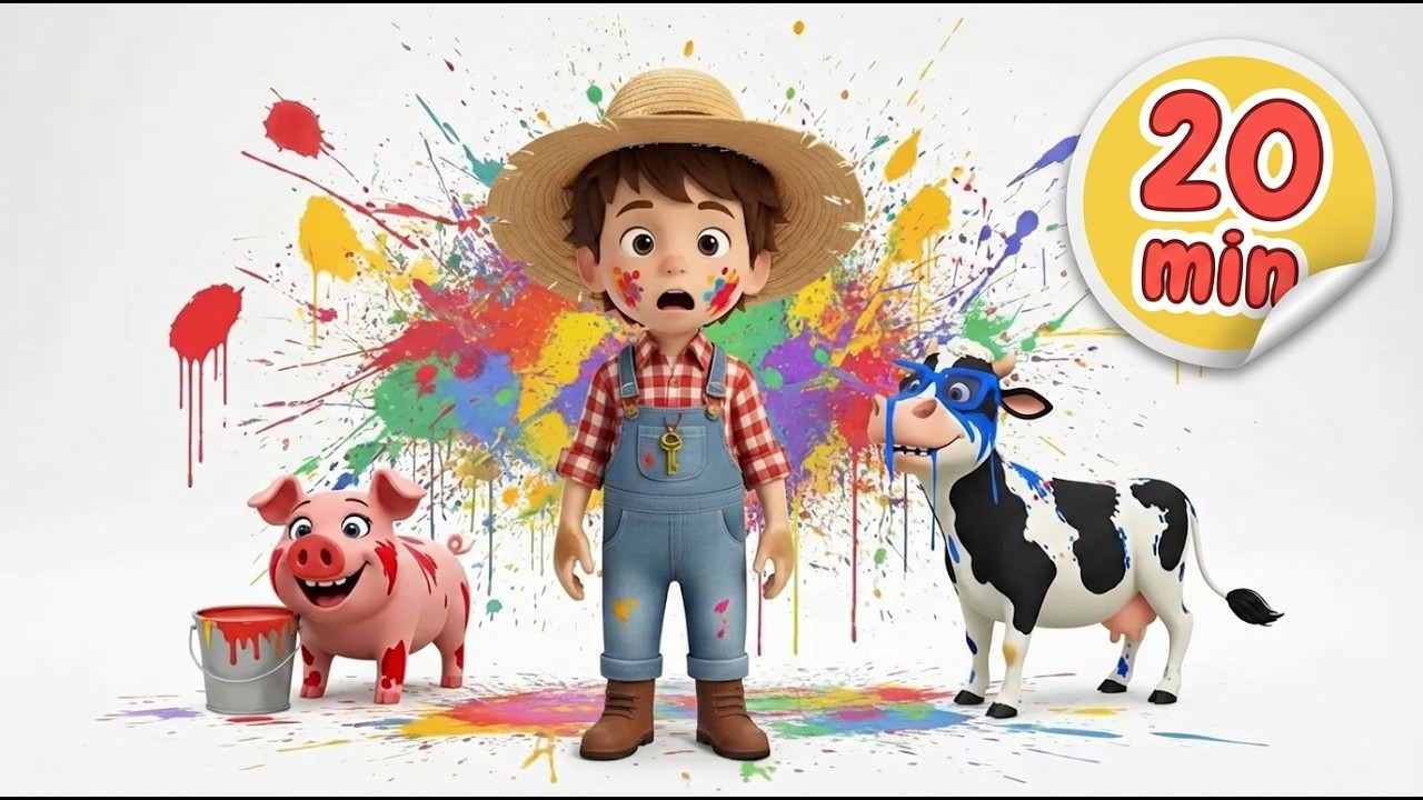 Old MacDonald Had a Farm & More | 20 Min Special @KindKey Kids