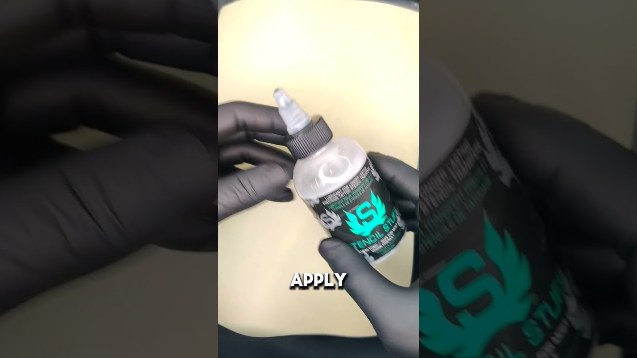 How to Apply stencil perfectly on fake skin #subscribe #tattoo #stencils #tattoos