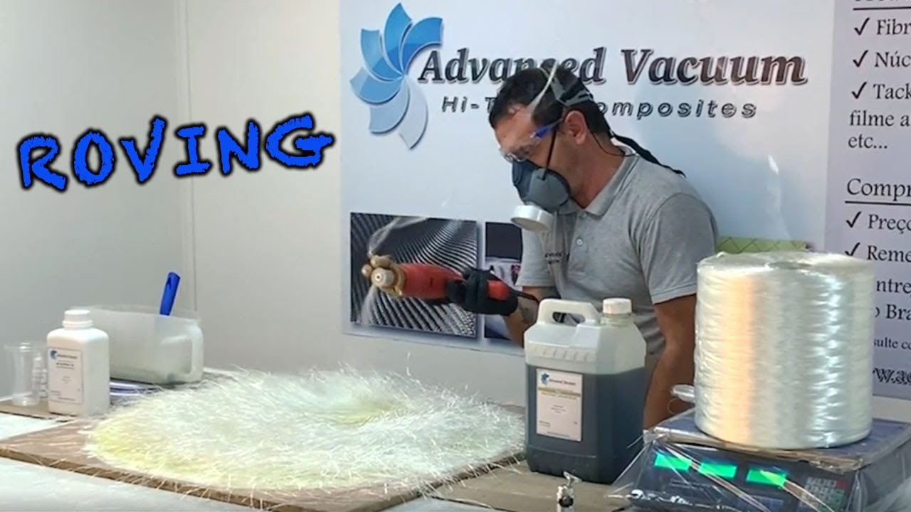 🔥 Como laminar Utilizando Fio Roving e Resina de Poliéster - Fibra de Vidro  🔥