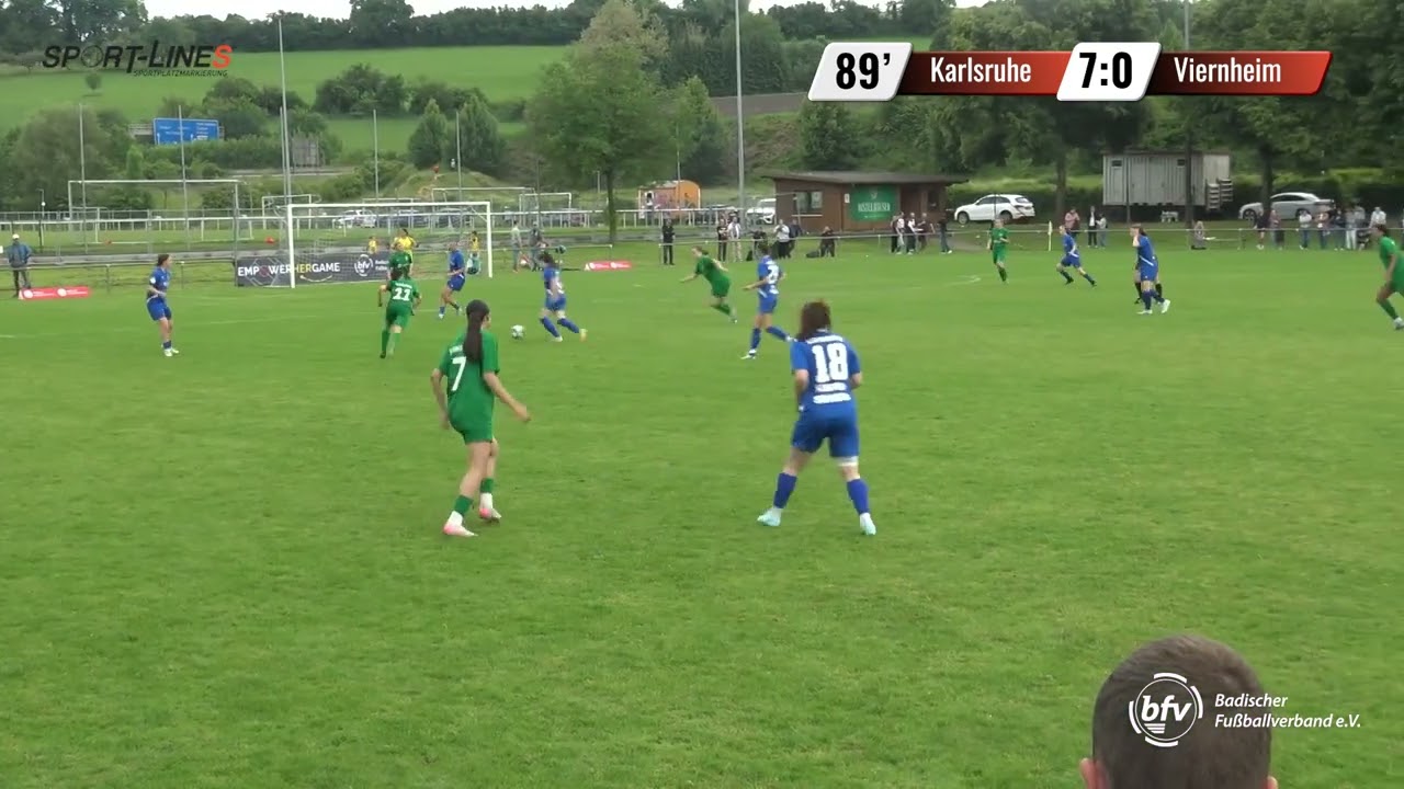 Finale Sport-Lines Pokal 2024/25 Karlsruher SC vs. TSV Amicitia Viernheim