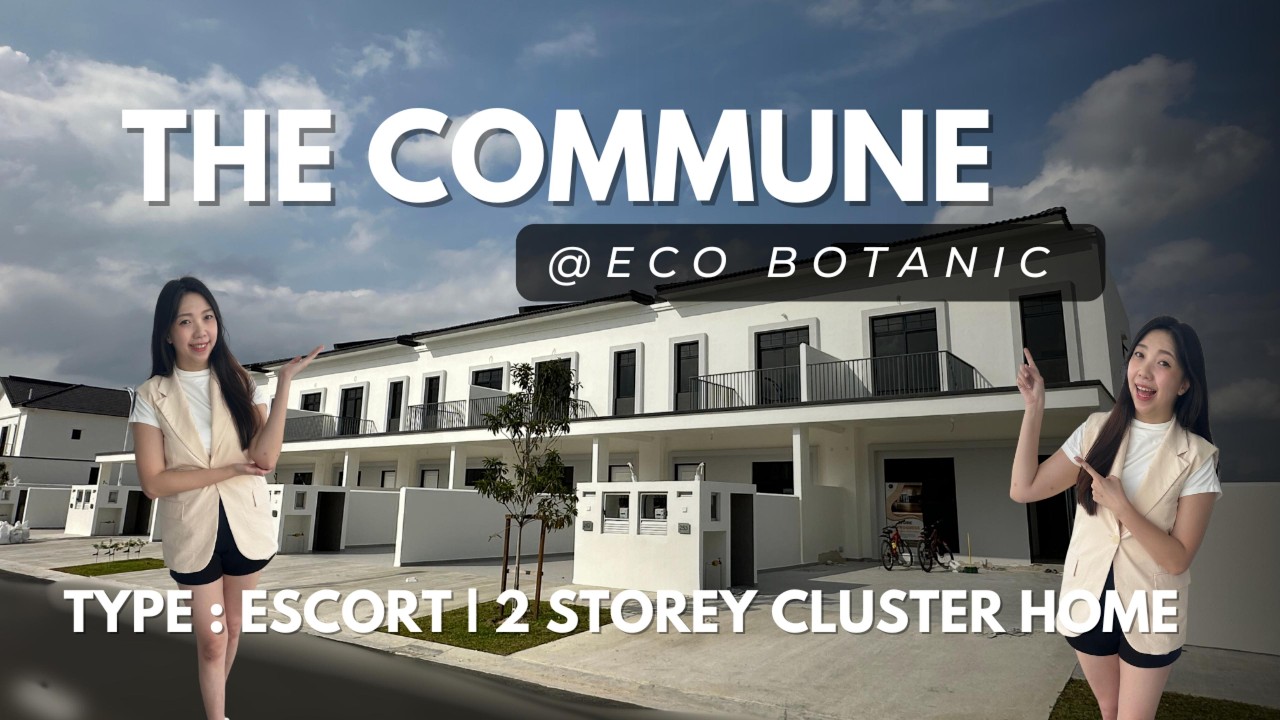 The Commune @ Eco Botanic | End Lot Cluster Home Walkthrough