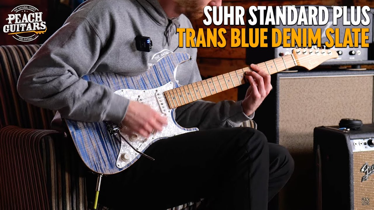 Suhr Standard Plus Trans Blue Denim Slate