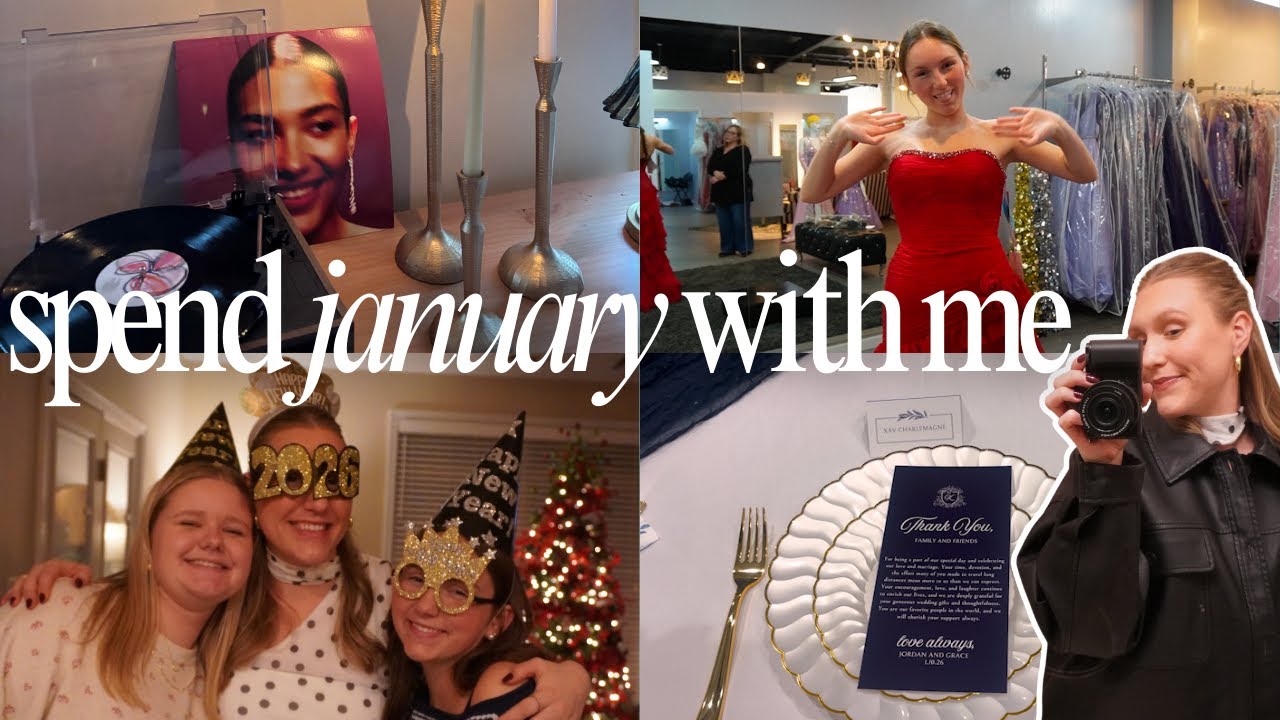 january vlog | a wedding, homecoming & family time