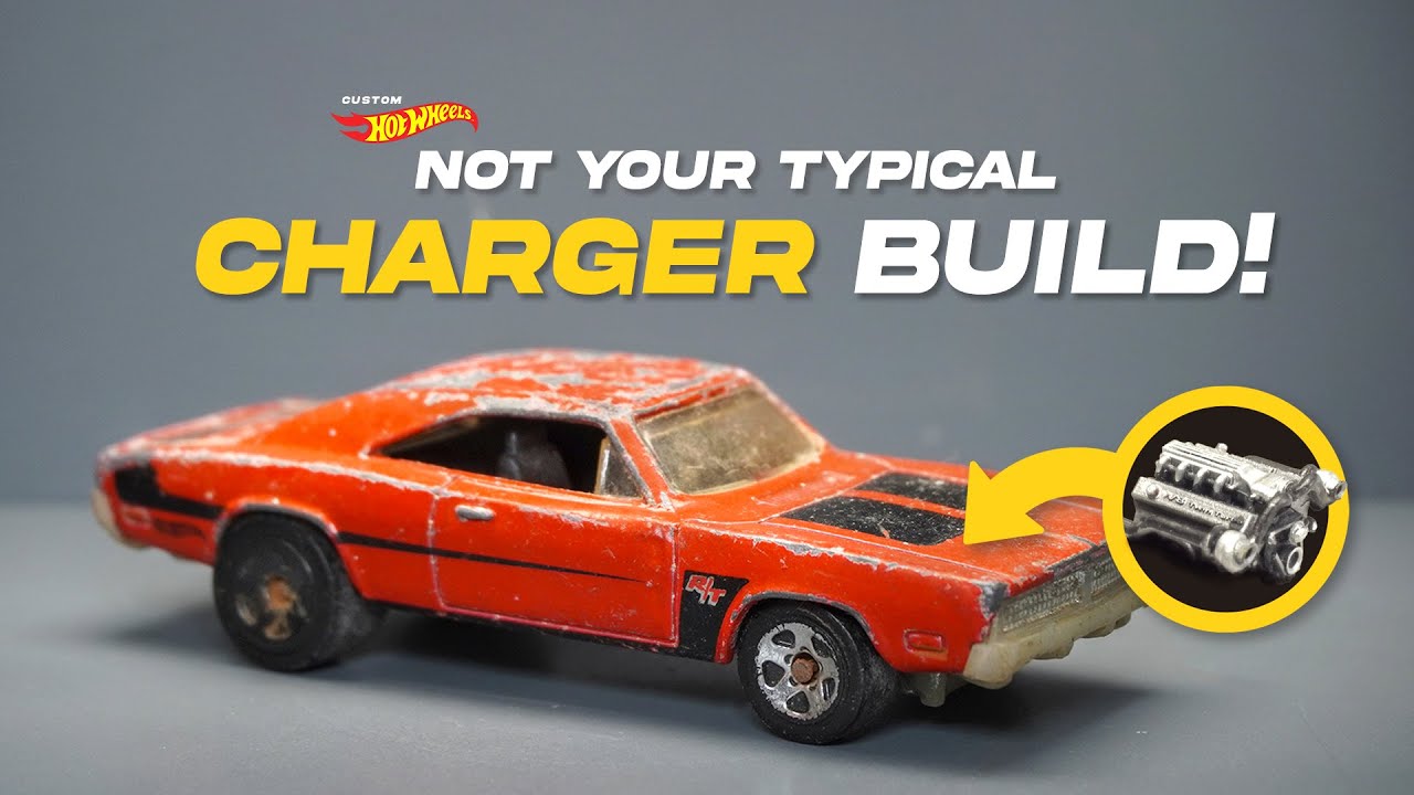 Can a JUNK '69 Charger Hot Wheels Handle a Twin Turbo Engine? Full Build!