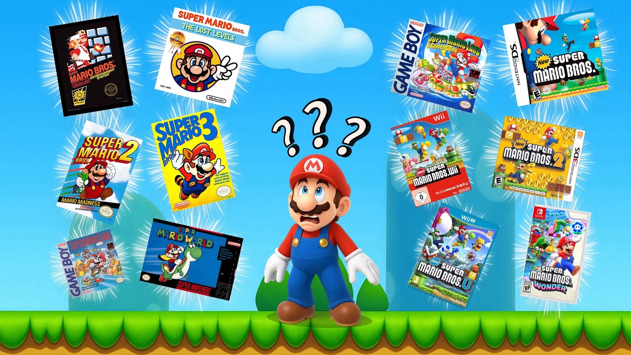 Ich spiele alle 2D-Mario Spiele AM STÜCK durch!