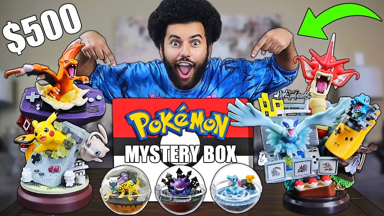 Opening 20 POKEMON TERRARIUMS and RARE LEGENDARY STATUES From WISH!! *RE-MENT MINIATURES*