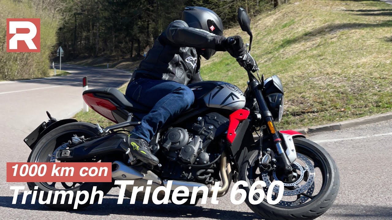 Triumph Trident 660 - prova di 1000 km - ecco come va la naked media che punta in alto