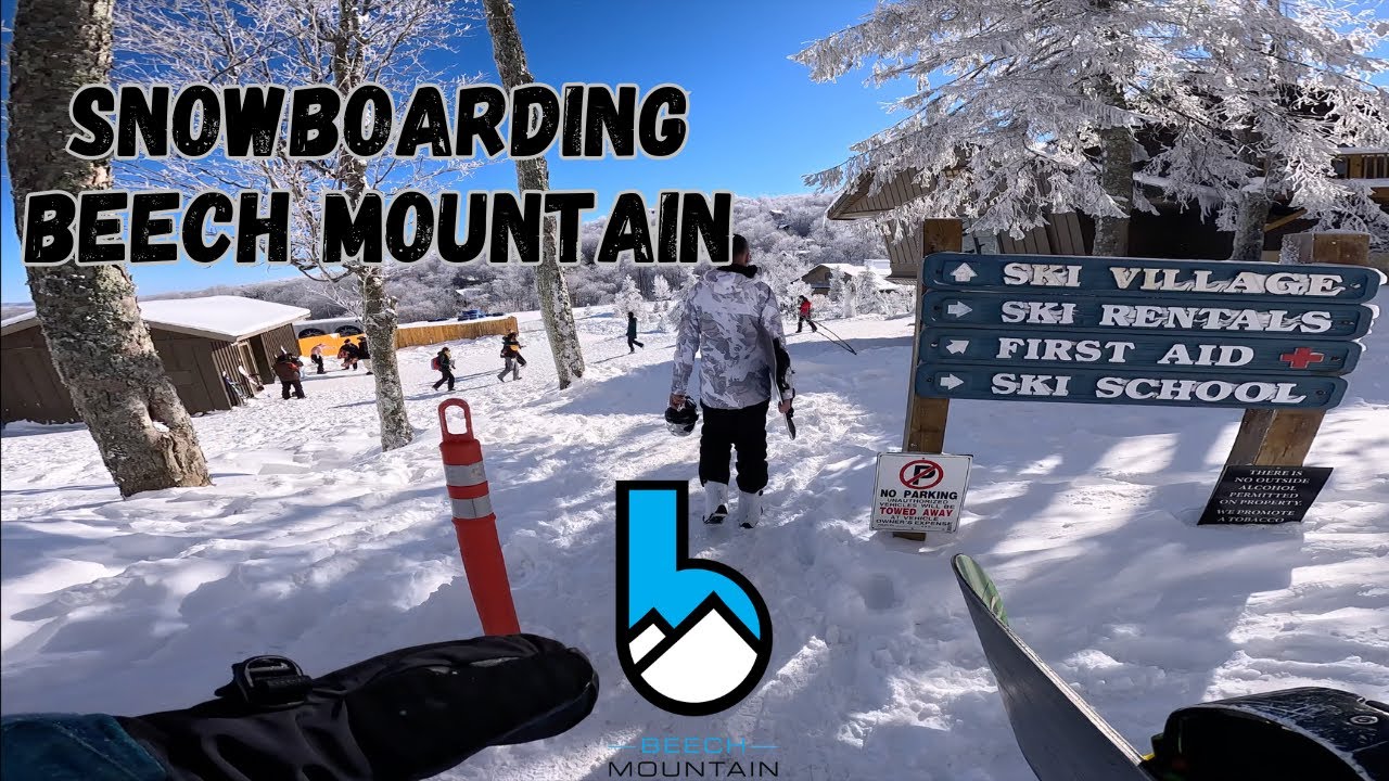 LEARNING TO SNOWBOARD | BEECH MOUNTAIN
