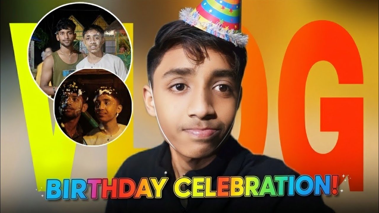 🥳 First Vlog ❤️ My Birthday Celebration with My Tuition Friends | Gamer Raj 2x