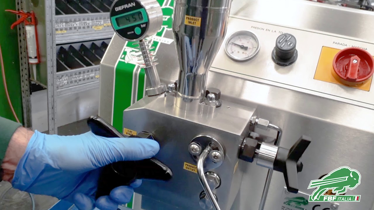 FBF Italia – Lab Homogenizer 2.20 | 1800 bar (21,106 psi) High Pressure Performance
