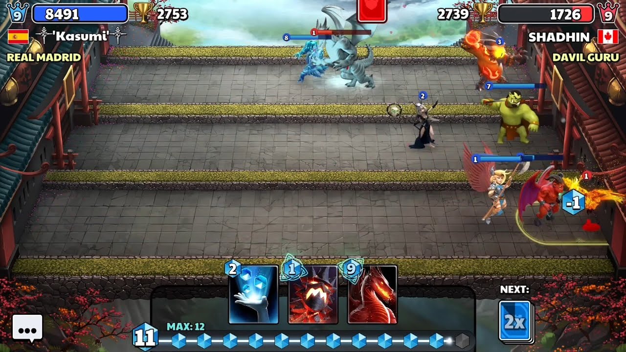 Batallas Troleantes en Castle Crush 