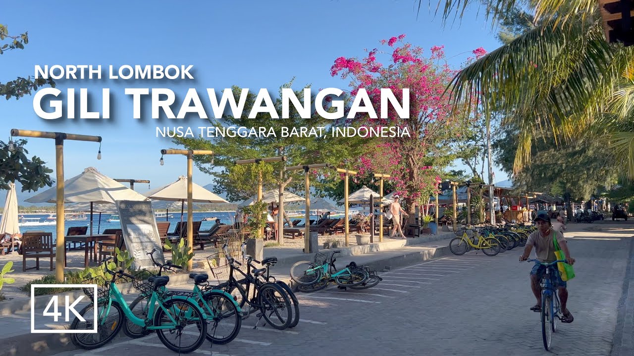 JALAN SORE DI PANTAI GILI TRAWANGAN ▪︎ LOMBOK UTARA ▪︎ NUSA TENGGARA BARAT, INDONESIA