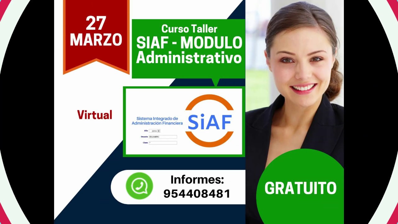 Curso SIAF-MODULO ADMINISTRATIVO caso pr&aacute;ctico 20201