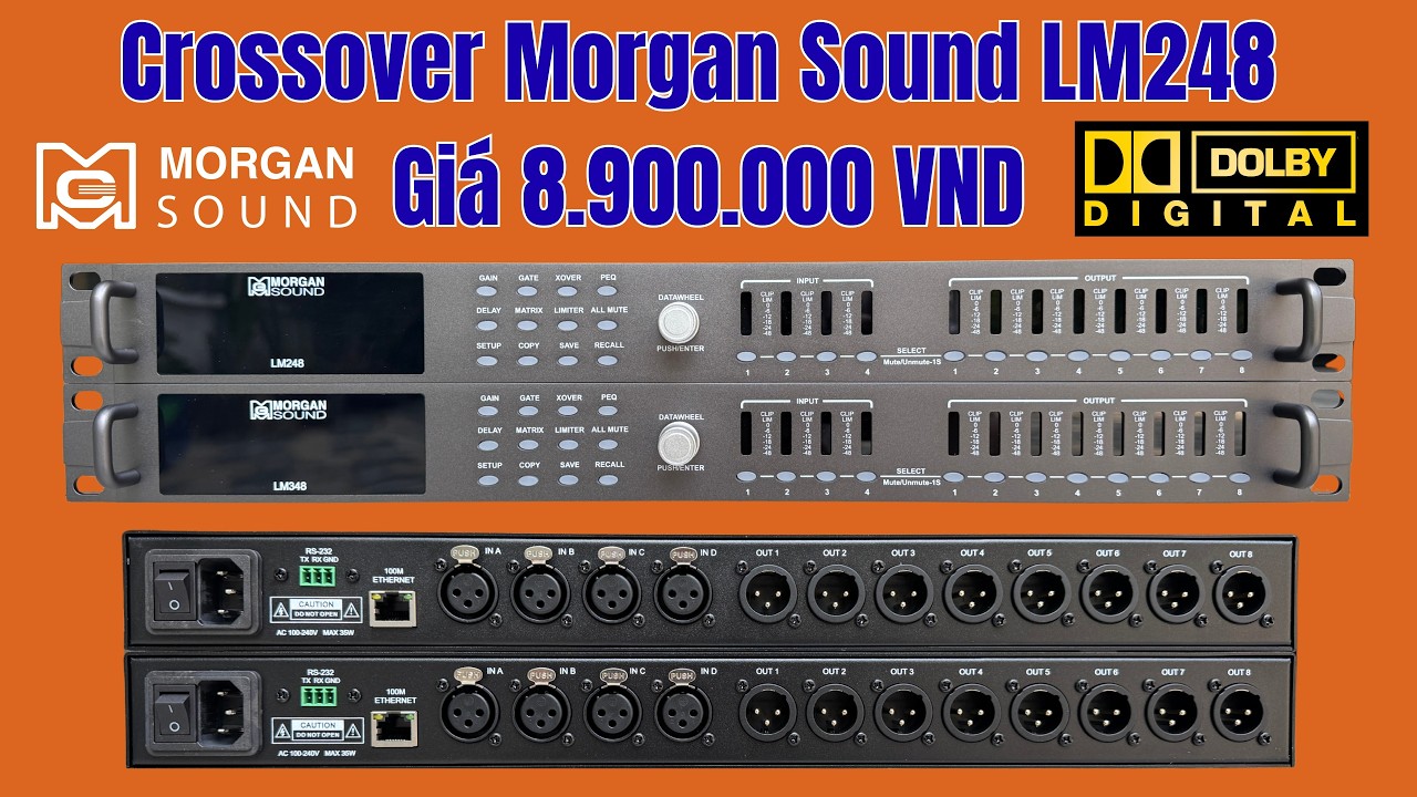 Crossover Morgan Sound LM248 V&agrave; LM348