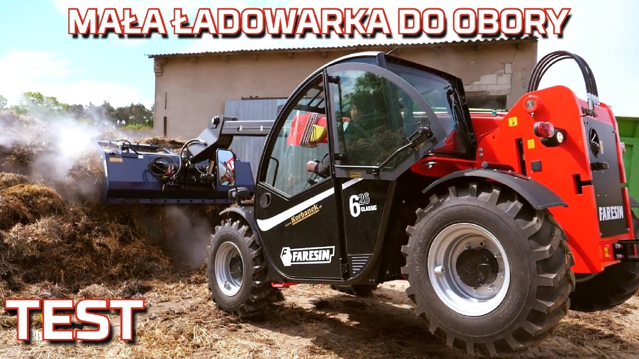 🔴🔴Faresin 6.26 MAŁA ŁADOWARKA TELESKOPOWA do obory TEST [Korbanek]
