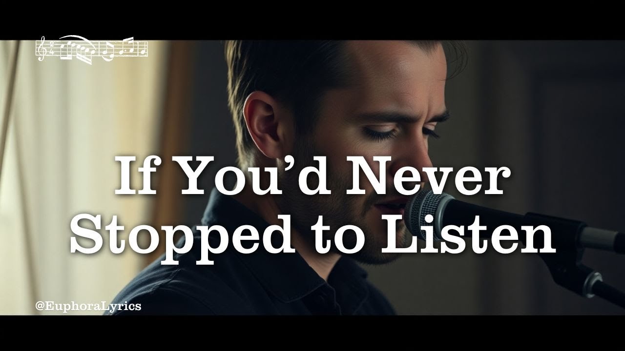 If You’d Never Stopped to Listen — A Tragic Folk Ballad of Love, Guilt, and What Might Have Been