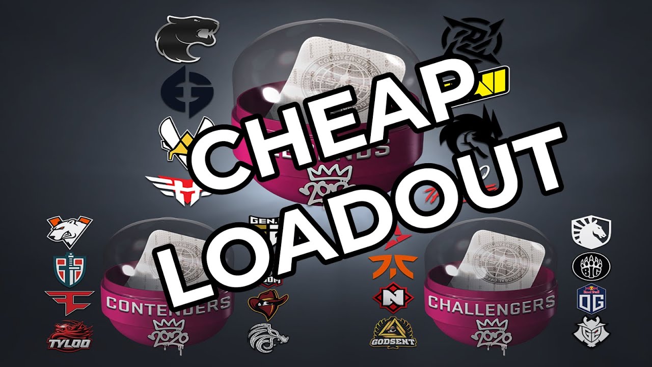 My CS:GO cheap loadout with RMR stickers!