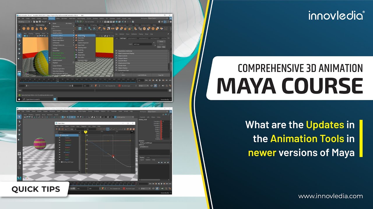Maya Course • Updates in the Animation Tools in Newer Versions of Maya