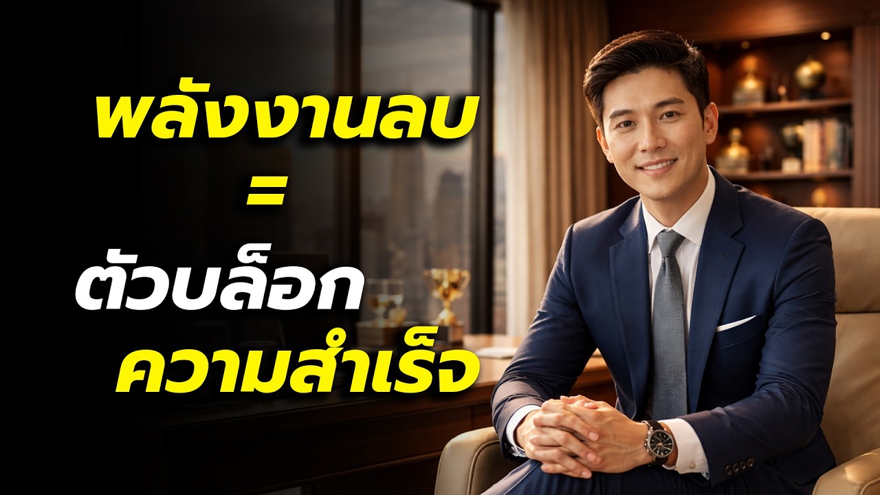 พลังงานลบคือตัวบล็อกความสำเร็จ | เปลี่ยนพลังชีวิตก่อนเปลี่ยนอนาคต