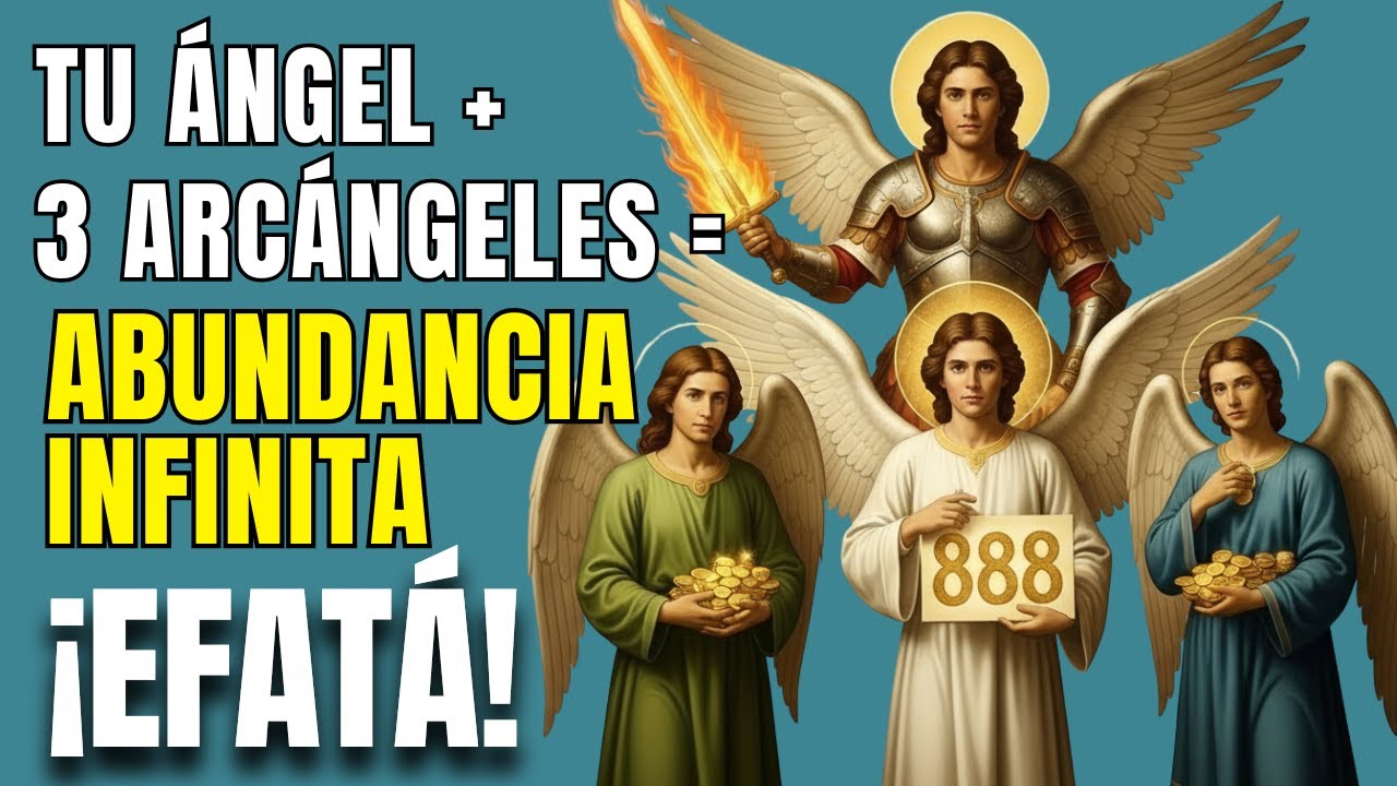 ¡EFATÁ 888! Abre tus Manos: Tu Ángel, Miguel, Rafael e Gabriel Traen o Milagro de la Abundancia HOY