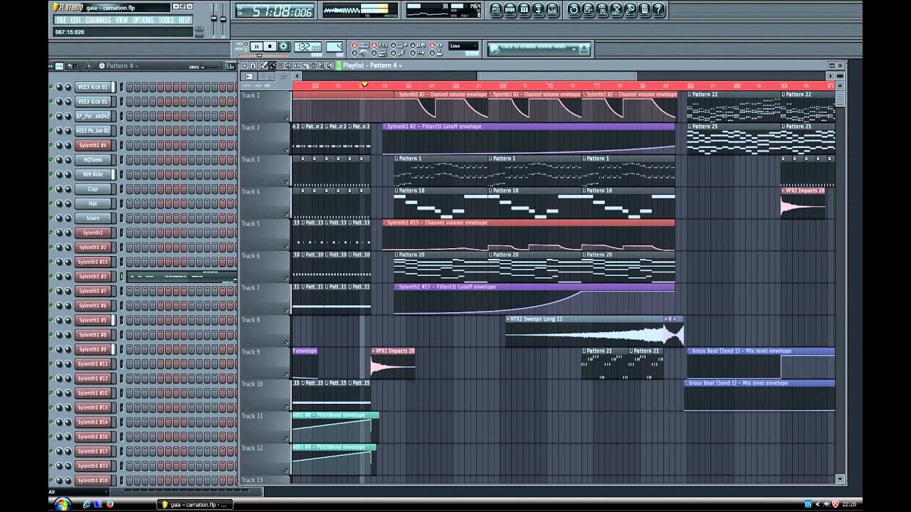 Gaia – carnation (FL studio remake)+FLP