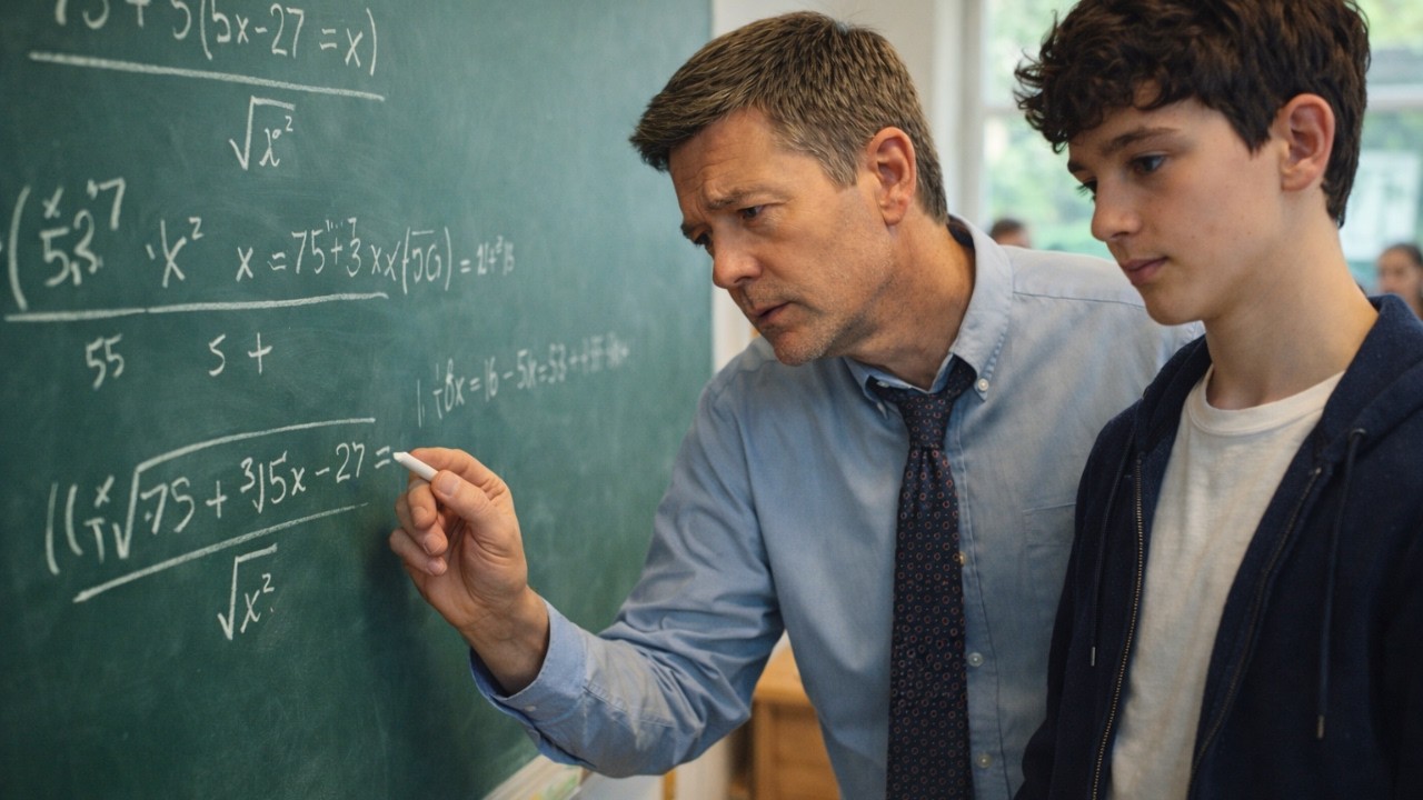Die ganze Klasse lachte über den Studenten – bis der Professor seine Gleichung noch einmal ansah