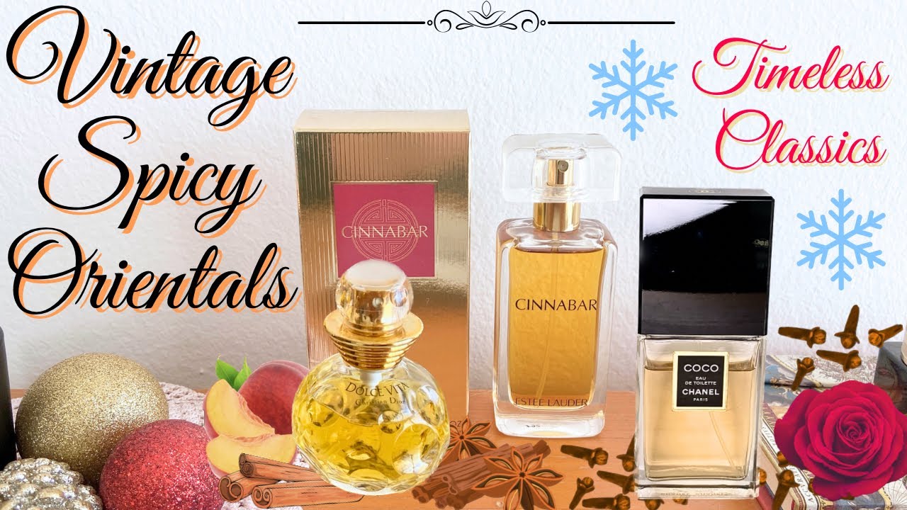 Vintage Spicy Perfumes | Rich, Opulent, Amber-Spicy Scents for Winter | Estee Lauder, Chanel, Dior