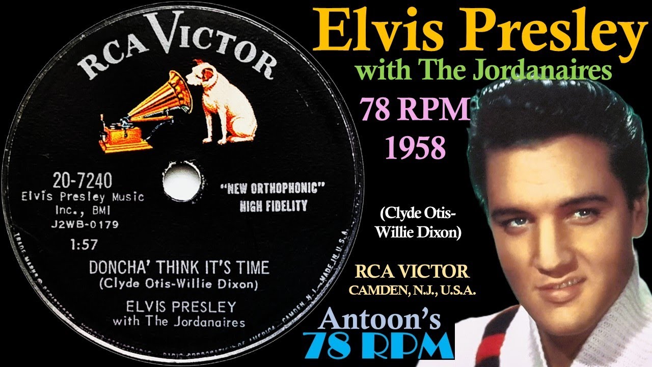 Elvis Presley | Doncha' Think It's Time | Rca Victor 78 rpm | 1958 USA