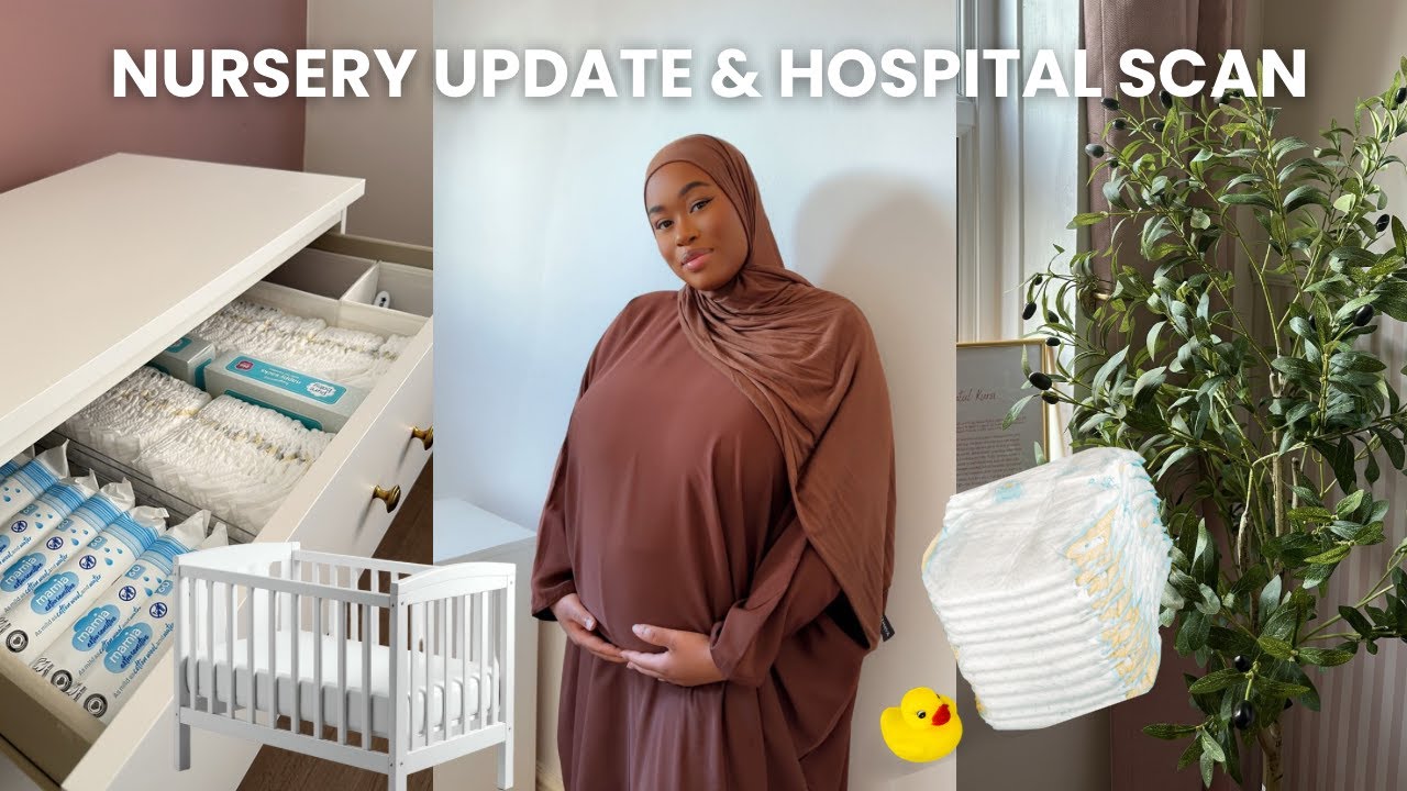 FIRST TIME MOM DECORATING BABY NURSERY | BABY SCAN, BABY SHOPPING + ALMOST FAINTED