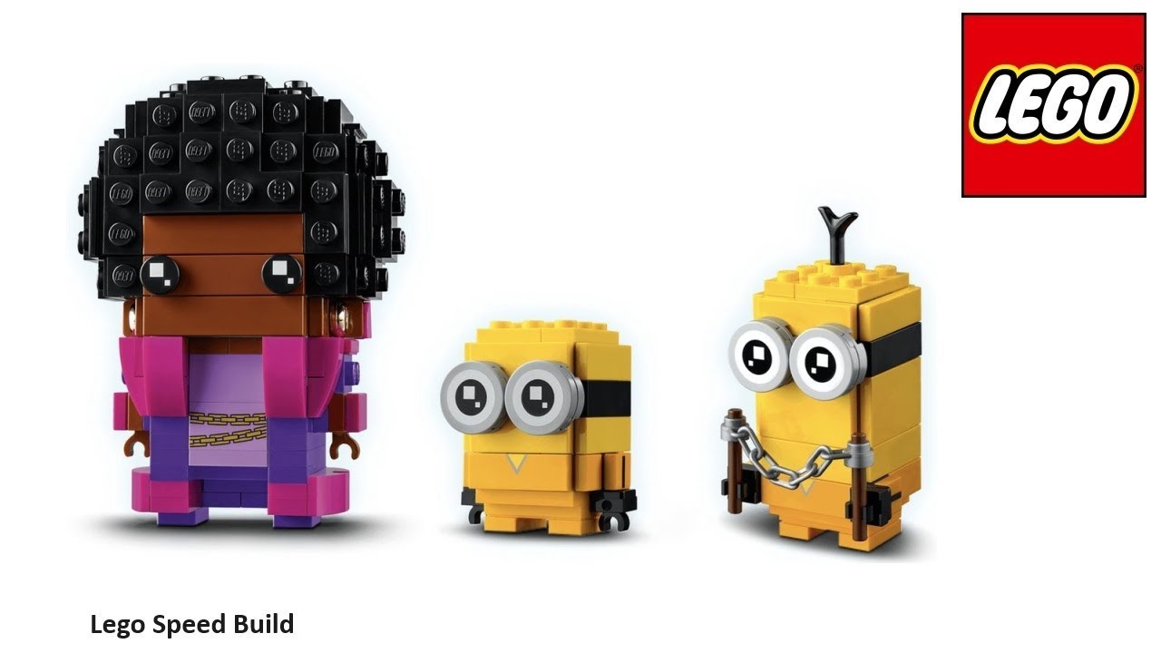 Lego Brickheadz 40421 Belle Bottom, Kevin and Bob Speed Build