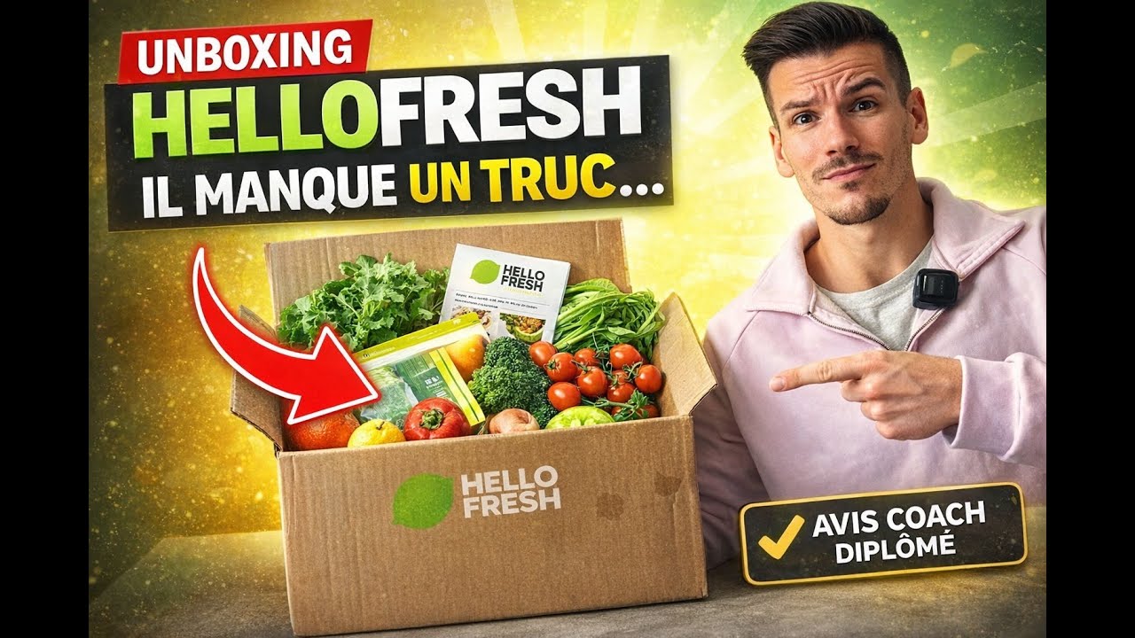 Unboxing HelloFresh : mon avis honnête de coach santé