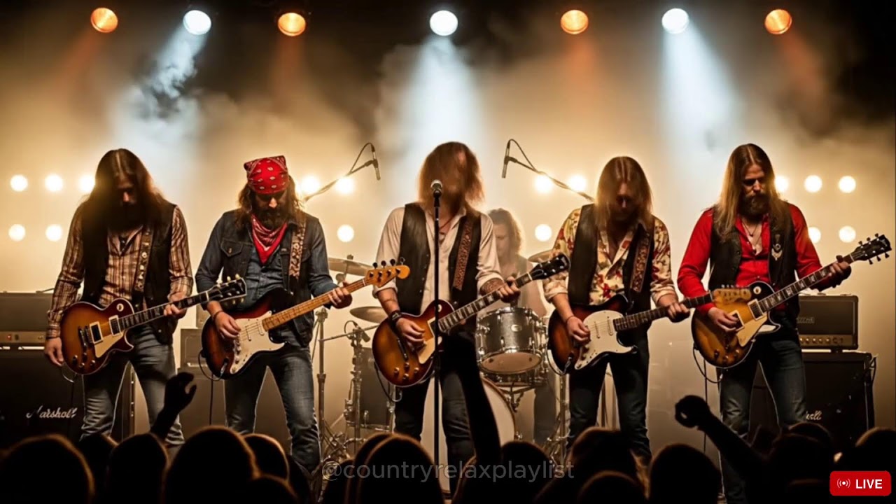 🔥 ZZ Top & Lynyrd Skynyrd Inspired Style: Southern Rock Essentials | Non-Stop Outlaw Hits Playlist