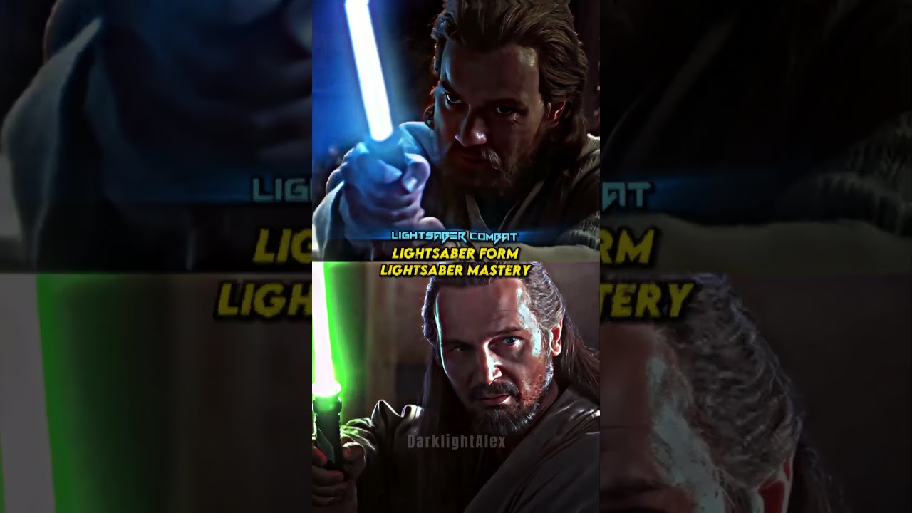AOTC Obi-Wan Kenobi Vs Qui-Gon Jinn | #shorts