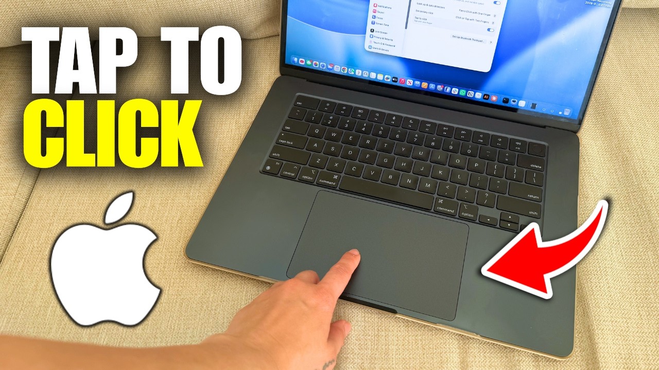 How To Turn On Tap To Click On MacBook Pro / Air