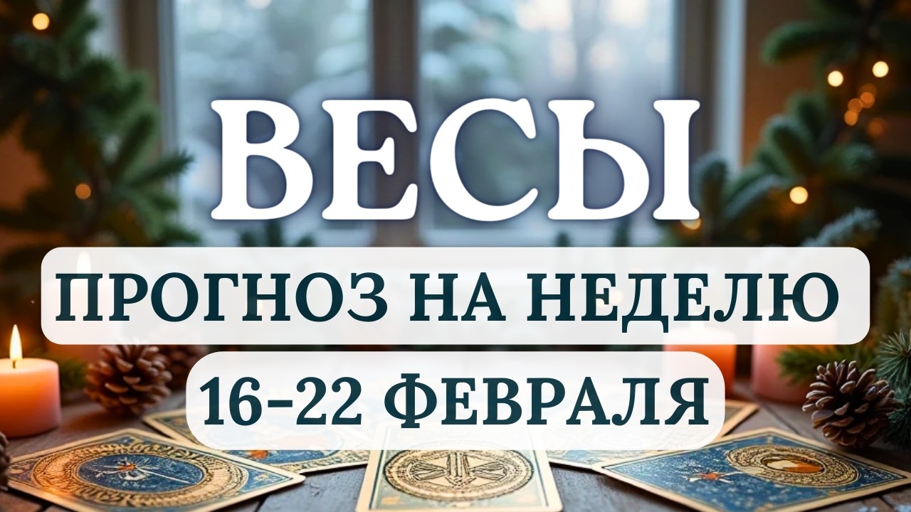 ВЕСЫ♎БУДЬТЕ ГОТОВЫ К НОВОМУ! ВАША ОТКРЫТОСТЬ -  КЛЮЧ К УСПЕХУ♎ ПРОГНОЗ НА НЕДЕЛЮ С 16 ПО 22 ФЕВРАЛЯ