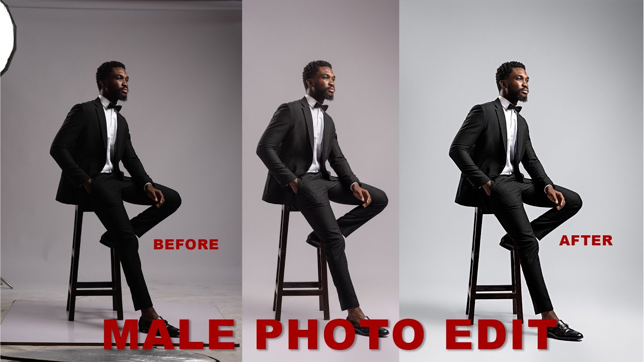Natural Male Photo Retouching Tutorial In Photoshop - Frequency Separation, Dodge and Burn