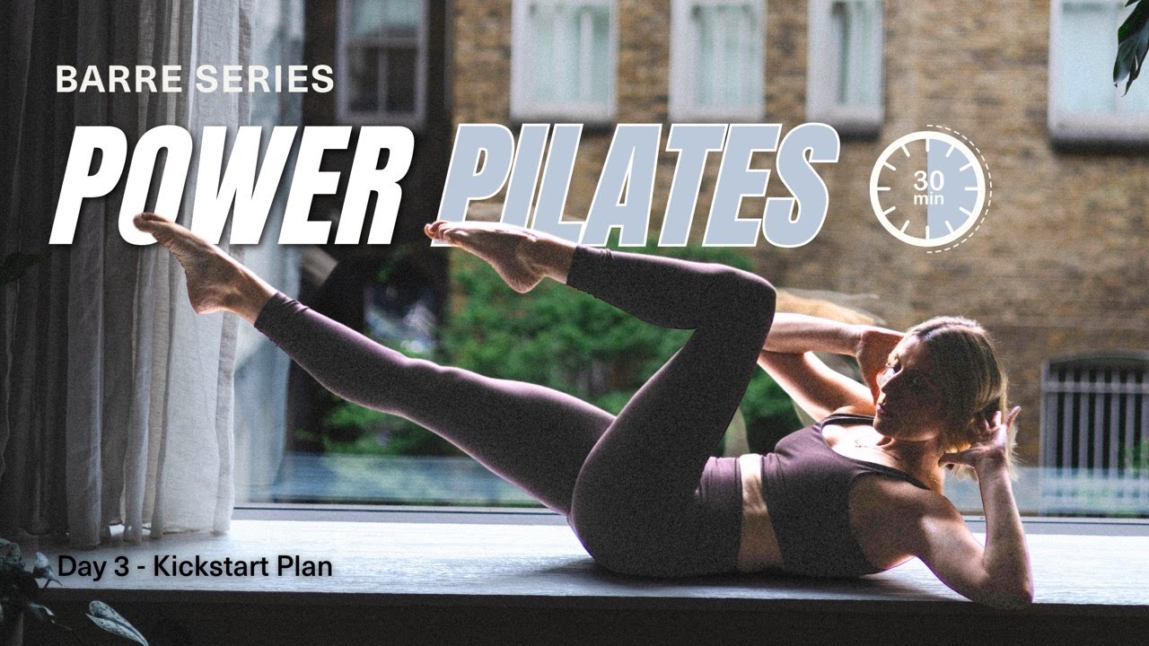 FULL BODY SCULPTING PILATES WORKOUT - 30 minute Power Pilates Workout