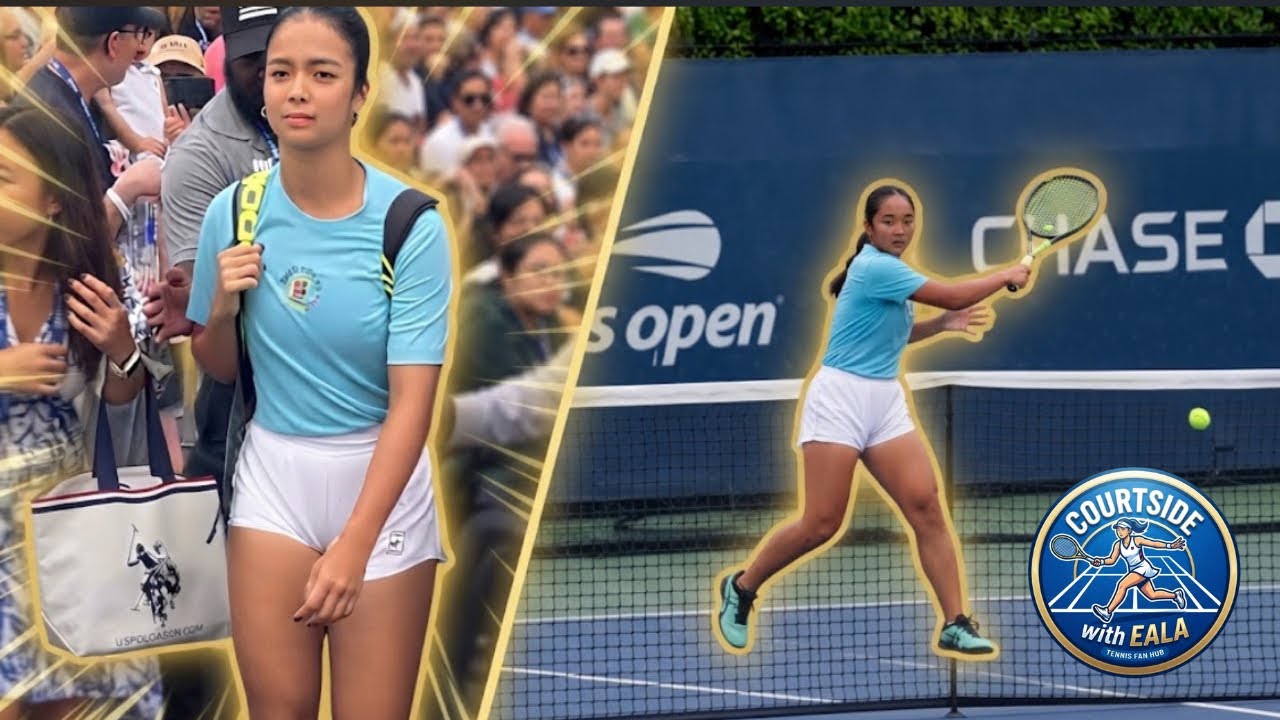 Alex Eala SURPRISES Fans at Practice Before Tuesday Showdown vs Stoiana