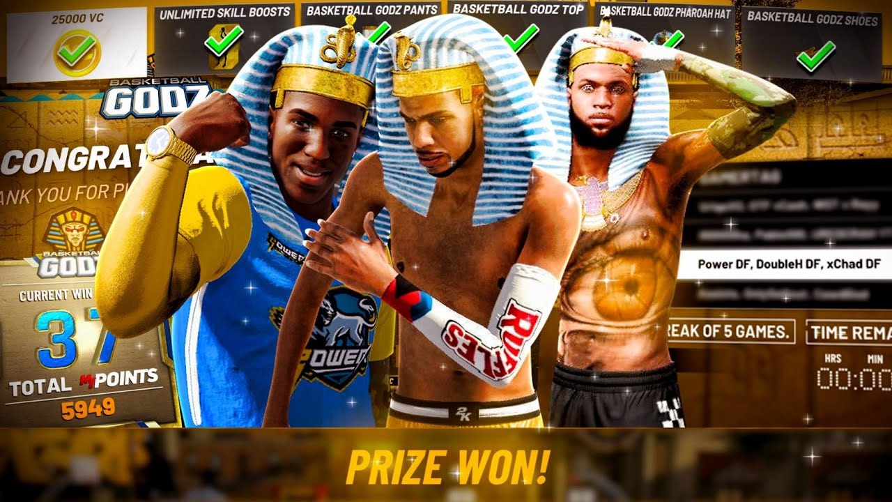 THIS IS WHAT HAPPENS WHEN 3 LEGENDS TAKEOVER BASKETBALL GODZ! THE BEST LEGEND BUILDS!