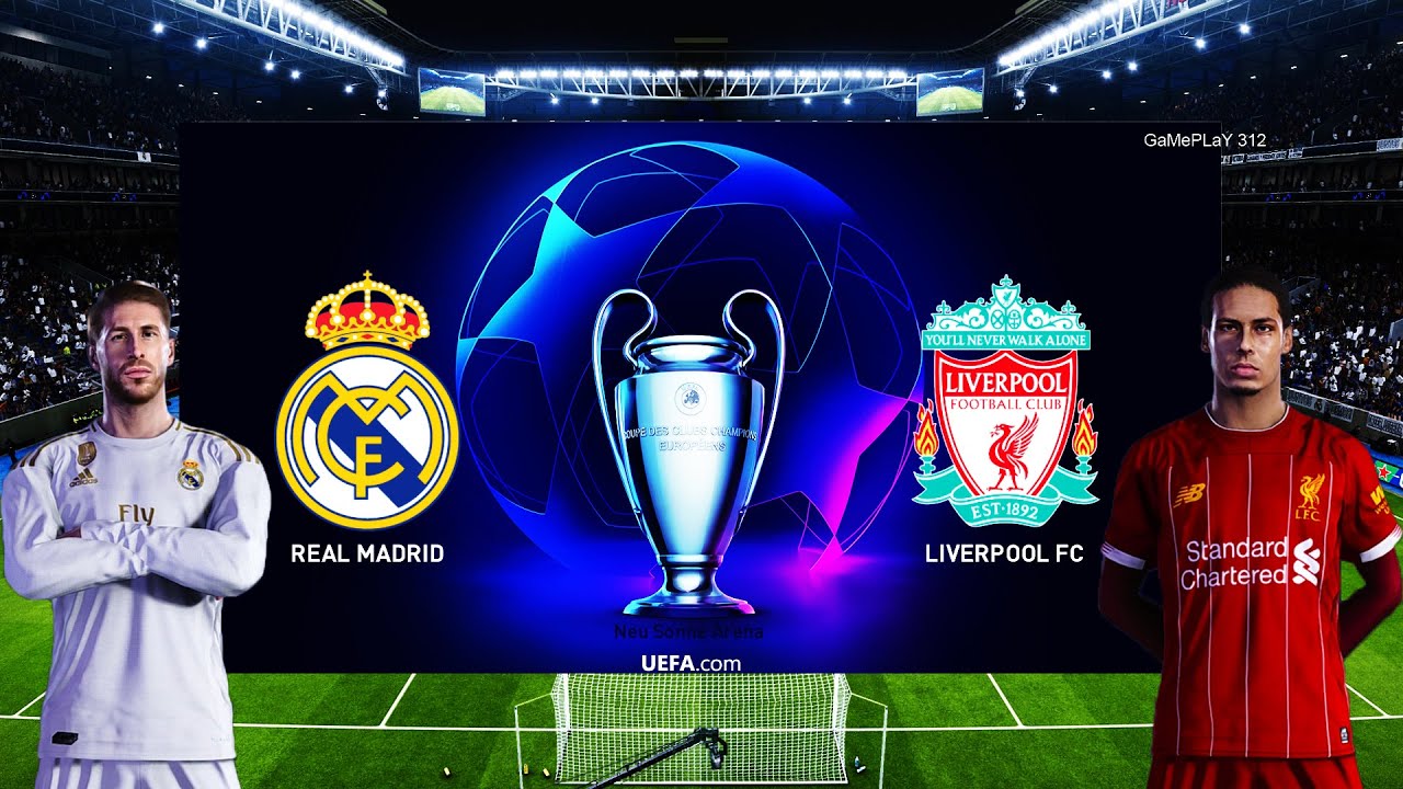 PES 2020 - Real Madrid vs Liverpool - UEFA Champions League - Gameplay PC - Ramos vs Van Dijk