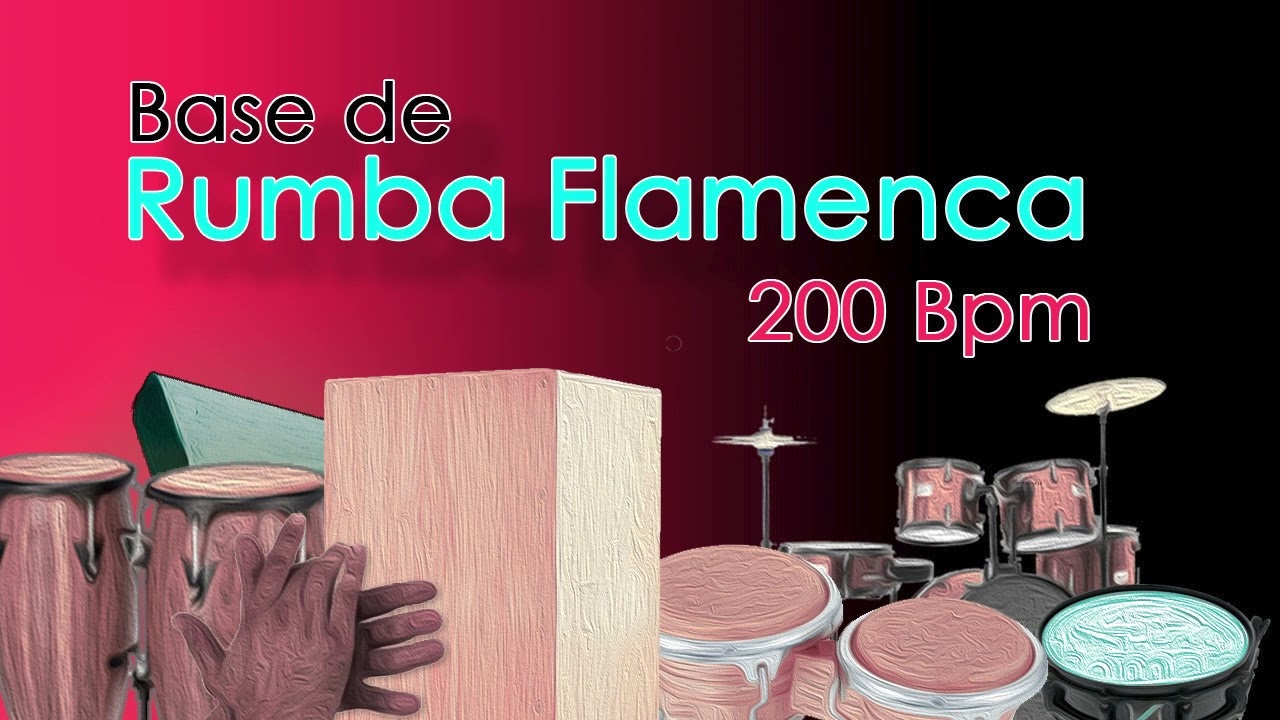 Base RUMBA Flamenca | Backing Track | 200 Bpm