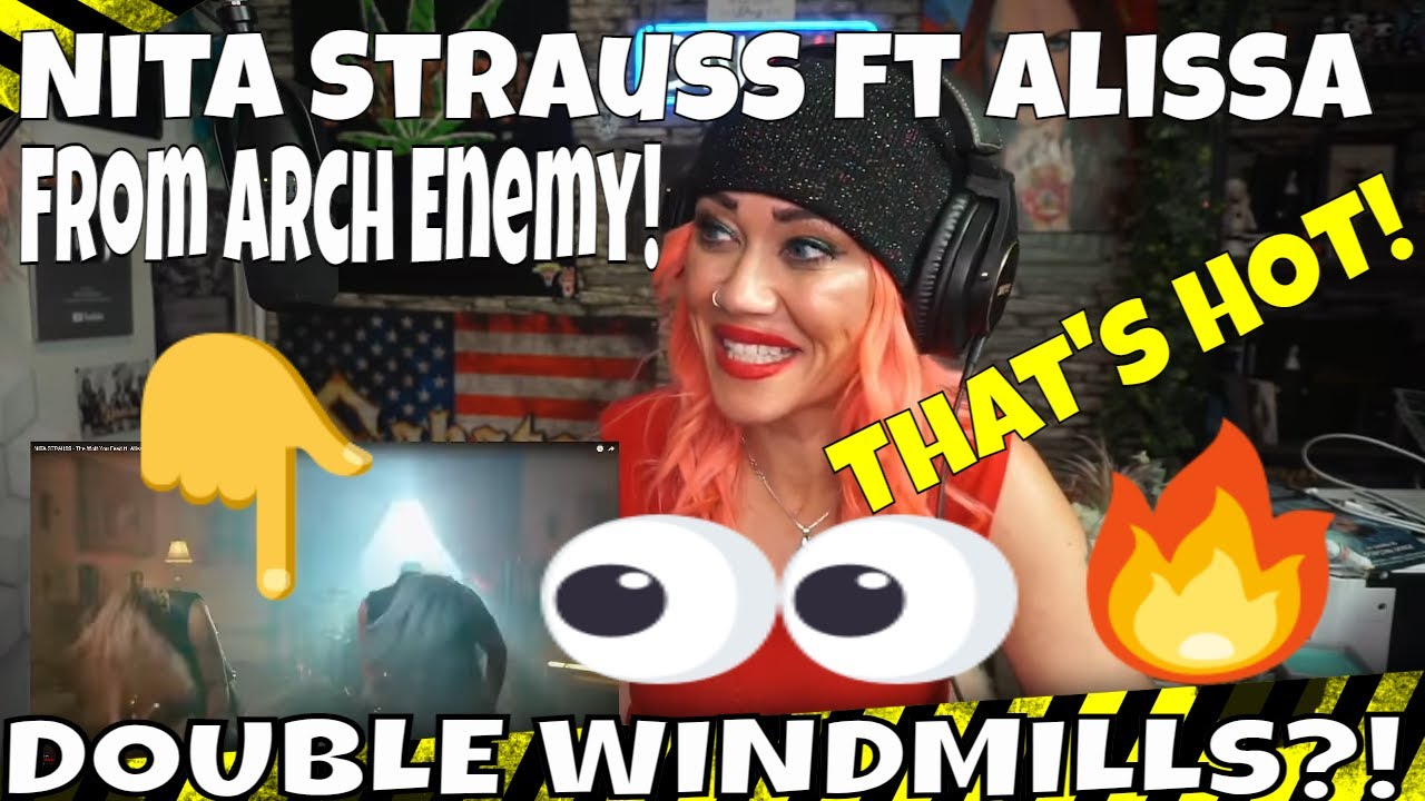 Nita Strauss ft  Alissa White Gluz ''The Wolf You Feed'' REACTION | Hottest Metal Chicks!