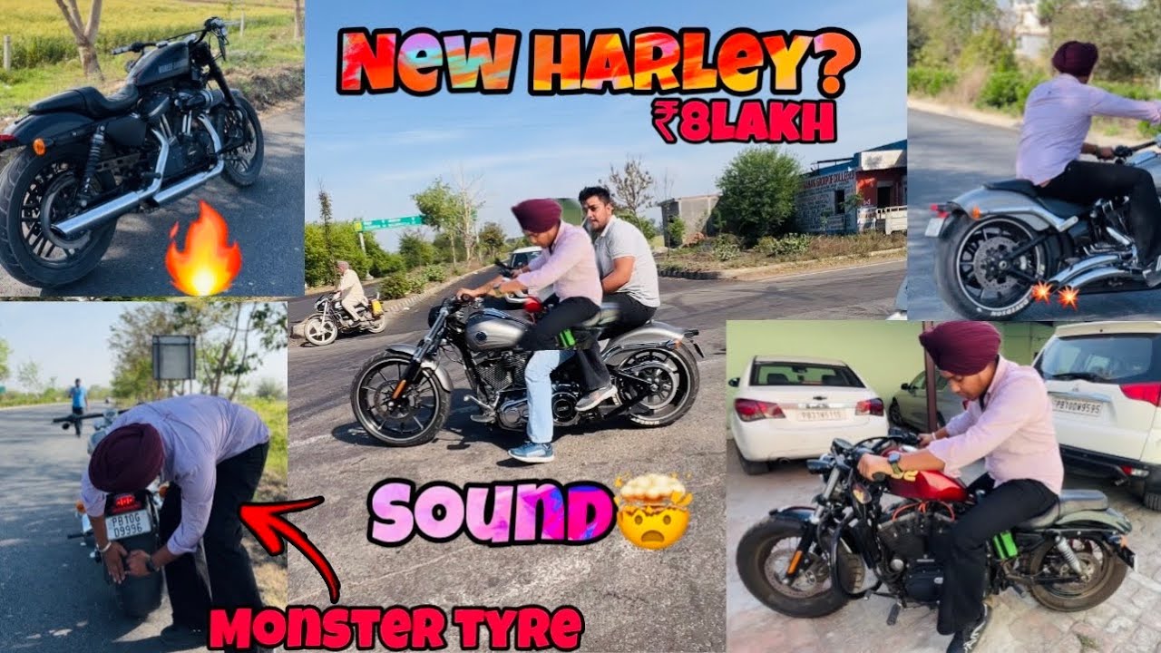 NEW HARLEY LE LEA? 😳HARLEY SOUND😳🔥MONSTER TYER IN BIKE