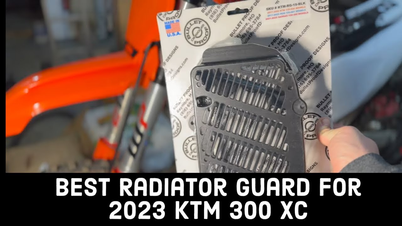 BULLET PROOF DESIGNS RADIATOR GUARDS INSTALL // 2023 KTM 300 XC