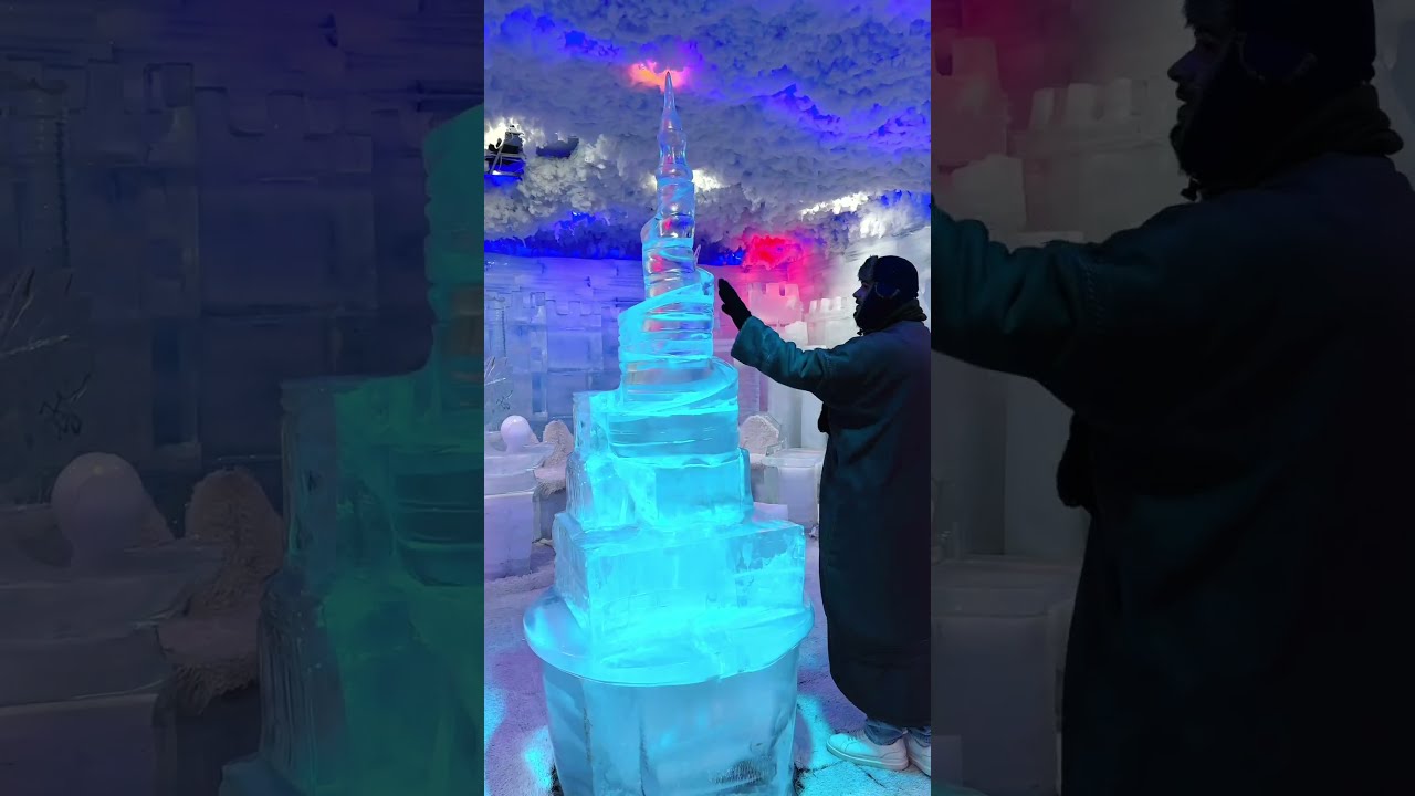 Experience an icy wonderland at Sub Zero Cafe! ❄️ #doha #amazing #trending
