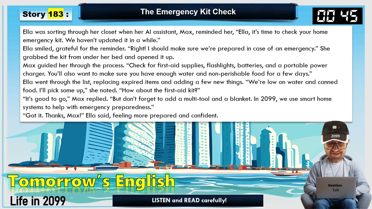 NextGen Talk 183:  The Emergency Kit Check